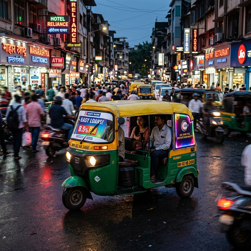 Auto Rickshaw Advertising Mumbai BTL
